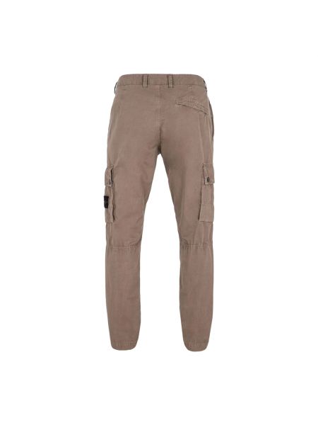 Pantalones con bolsillos Stone Island marrón