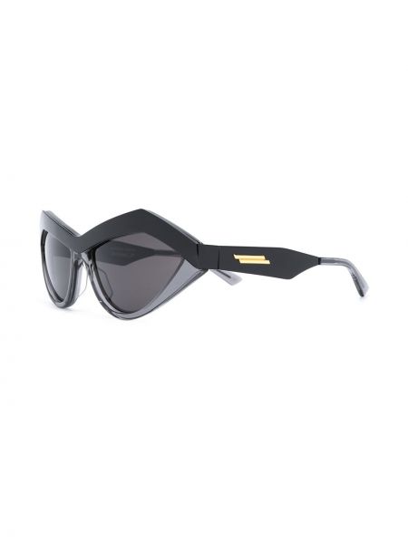 Gafas de sol con estampado geométrico Bottega Veneta Eyewear negro