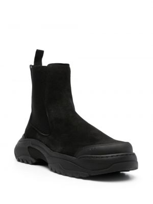 Zomšinės chelsea stiliaus batai Gmbh juoda