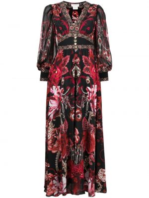 Φλοράλ μάξι φόρεμα με σχέδιο Camilla