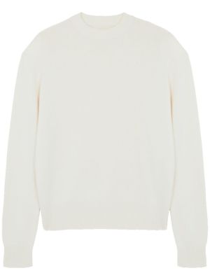 Вълнен пуловер The Frankie Shop бяло