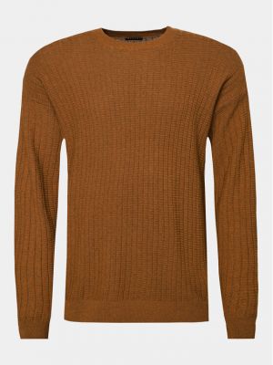 Sweter Sisley brązowy