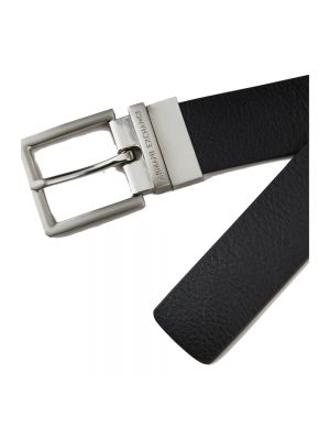 Cinturón de cuero Armani Exchange negro