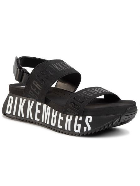 Czarne sandały Bikkembergs