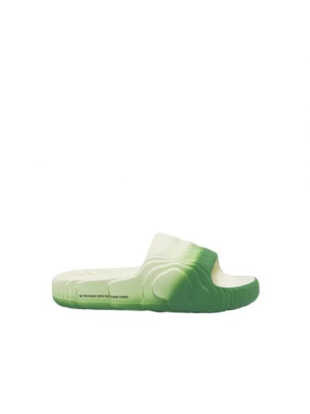 Zielone klapki Adidas Originals