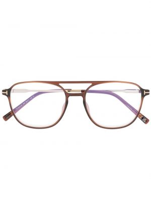 Очила Tom Ford Eyewear кафяво
