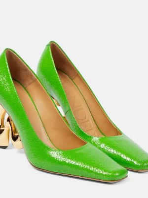 Кожаные туфли Jw Anderson зеленые
