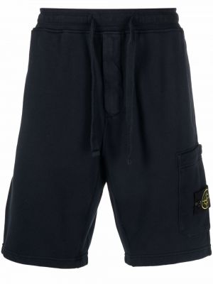 Bomull shorts Stone Island blå