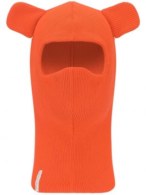 Памучна шапка Dolce & Gabbana оранжево
