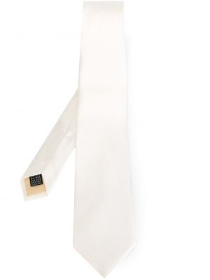 Corbata de seda Fashion Clinic Timeless blanco