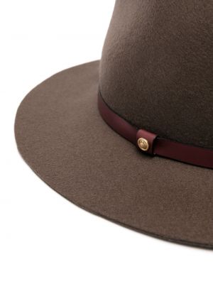 Vlněný klobouk Rag & Bone hnědý