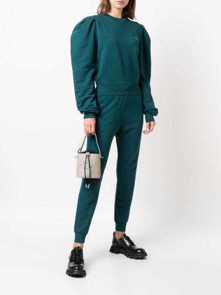 Pantalones de chándal con bordado Vivienne Westwood verde