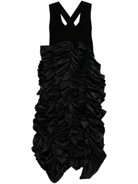 Midi kjole Noir Kei Ninomiya sort