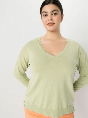 Блузка Samoon By Gerry Weber на пуговицах с длинным рукавом коричневая