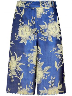 Kratke hlače s cvetličnim vzorcem iz žakarda Etro