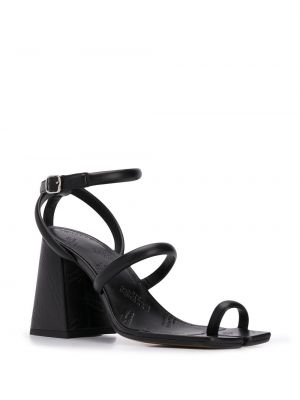 Sandalai su kvadratine nosimi Maison Margiela juoda