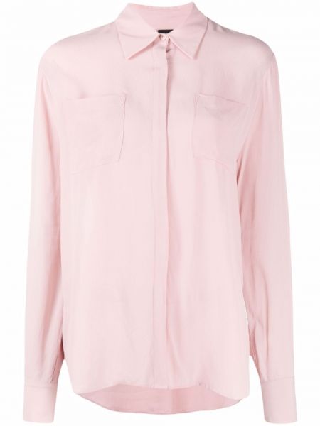 Camisa de crepé Pinko rosa