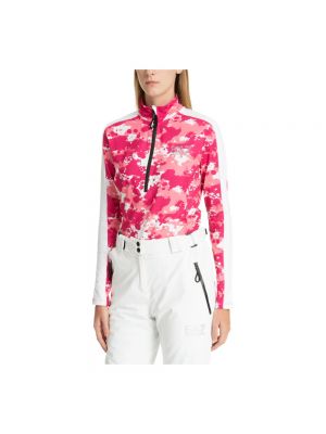 Jacke mit reißverschluss Emporio Armani Ea7 pink