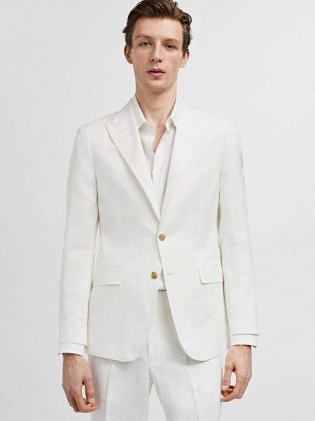 Белый пиджак Mango Man