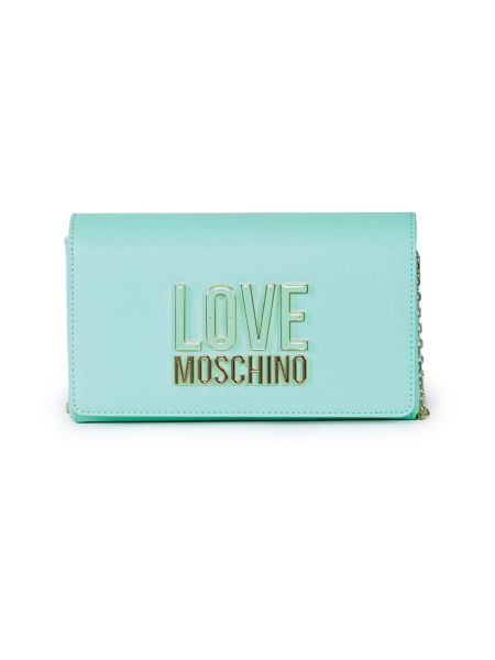 Schultertasche Love Moschino grün