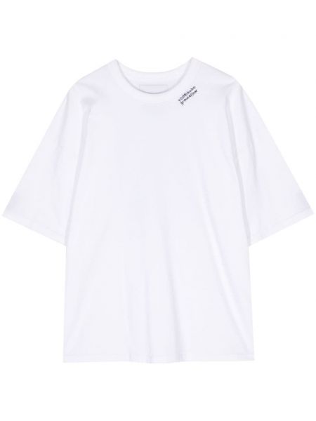 T-shirt en coton Yoshiokubo blanc