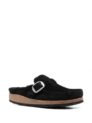 Zamšādas sandales Birkenstock melns