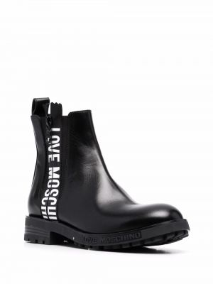 Chelsea boots Love Moschino noir