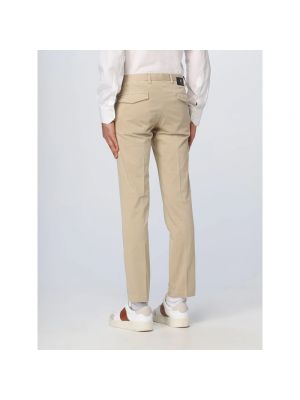 Pantalones slim fit Pt01 beige