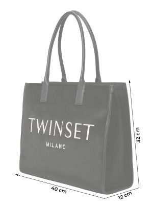 Памучни шопинг чанта Twinset
