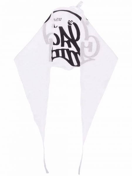Bufanda con estampado Off-white blanco