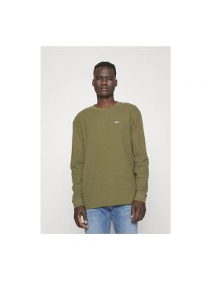 Sweter z długim rękawem Tommy Jeans zielony