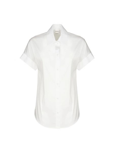 Koszula bawełniana Max Mara biała