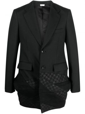 Blazer s karirastim vzorcem Comme Des Garçons Homme Plus črna