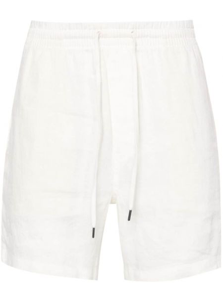 Lanene bermuda kratke hlače Polo Ralph Lauren bijela