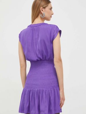 Mini šaty Morgan fialové
