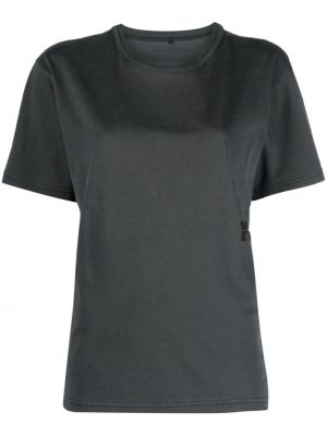 Bavlnené tričko Alexander Wang sivá