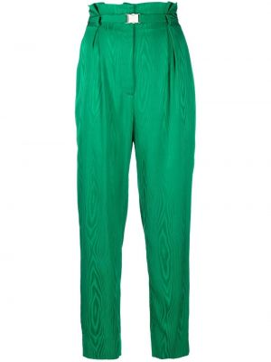 Pantalon droit taille haute Boutique Moschino vert