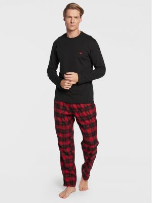 Pyjama Emporio Armani Underwear schwarz