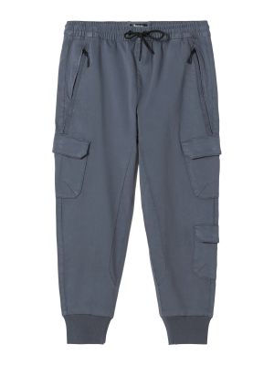 Pantaloni chino Bershka grigio
