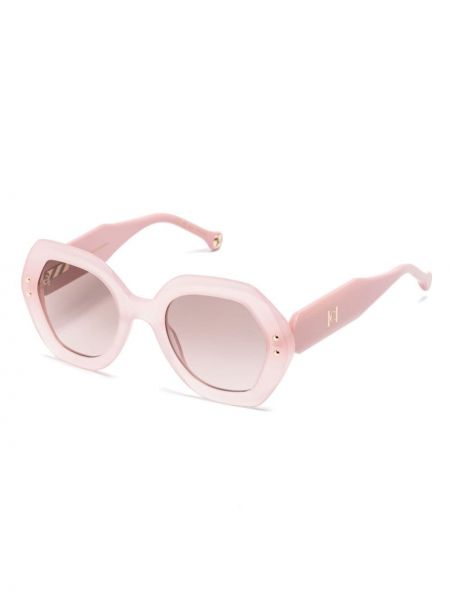 Oversized sluneční brýle Carolina Herrera růžové