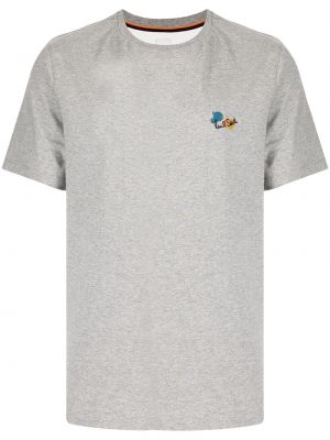 Camiseta con bordado Paul Smith gris