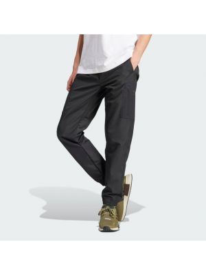 Pantalon cargo en coton Adidas noir