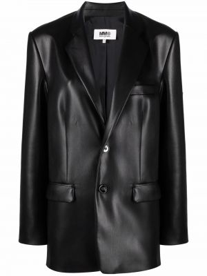 Overdimensjonert lang blazer Mm6 Maison Margiela svart