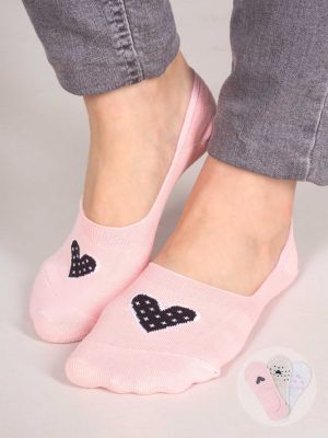 Памучни чорапи Yoclub розово