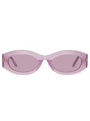 Слънчеви очила Linda Farrow виолетово