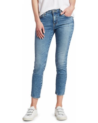 Укороченные джинсы со средней посадкой Ag Jeans
