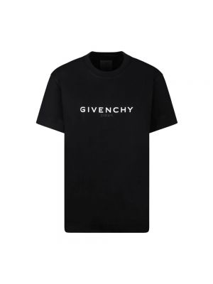 Jersey hemd aus baumwoll mit print Givenchy schwarz