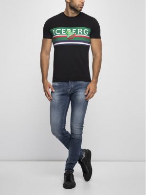 Marškinėliai Iceberg juoda