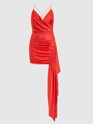 Красное платье мини с вырезом на спине Alexandre Vauthier