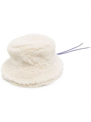 Вълнена шапка Sacai бяло